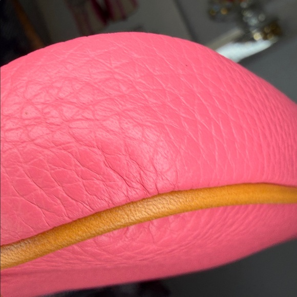 Dooney and Burke NWOT pink pebbled leather Kirby Lexi Crossbody bag - Picture 7 of 12